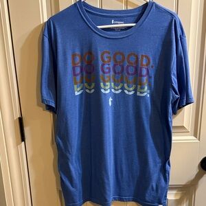 Cotopaxi Blue 'Do Good' women’s tee